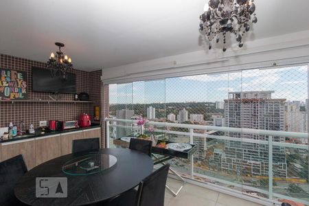 Varanda da Sala de apartamento para alugar com 3 quartos, 97m² em Jardim das Acácias, São Paulo