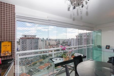 Varanda da Sala de apartamento para alugar com 3 quartos, 97m² em Jardim das Acácias, São Paulo