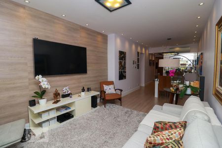 Sala de Estar de apartamento à venda com 3 quartos, 115m² em Humaitá, Rio de Janeiro