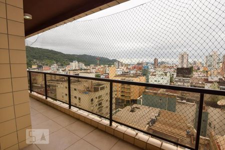 Varanda da Sala de apartamento para alugar com 2 quartos, 120m² em Jardim Tres Marias, Guarujá