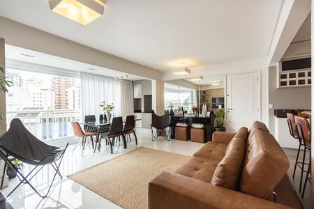 Sala de apartamento para alugar com 3 quartos, 107m² em Vila Andrade, São Paulo