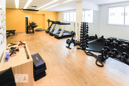 Apartamento para alugar com 40m², 1 quarto e 1 vaga Apartamento para alugar com 40m², 1 quarto e 1 vagaAcademia