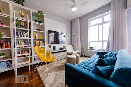 Sala de apartamento à venda com 3 quartos, 140m² em Centro, Belo Horizonte