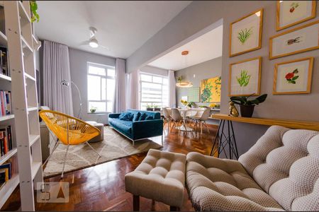 Sala de apartamento à venda com 3 quartos, 140m² em Centro, Belo Horizonte