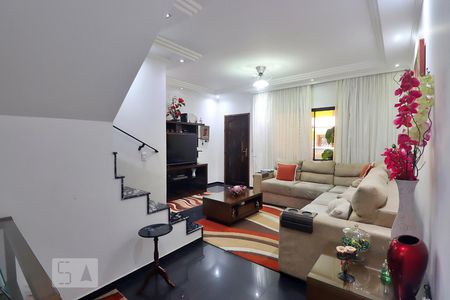 Sala de casa à venda com 4 quartos, 201m² em Vila Humaitá, Santo André