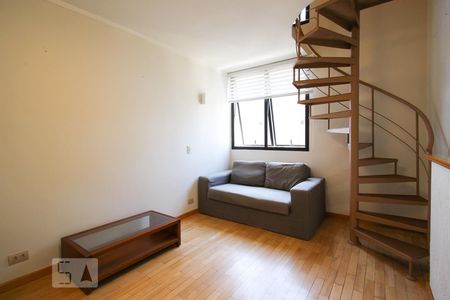 Sala de apartamento à venda com 1 quarto, 50m² em Vila Olímpia, São Paulo