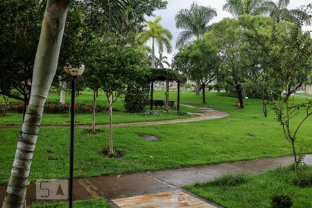 Vista Janela Sala de apartamento para alugar com 1 quarto, 45m² em Reserva Sul Condomínio Resort, Ribeirão Preto