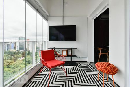 Sala / Varanda de apartamento à venda com 1 quarto, 35m² em Consolação, São Paulo