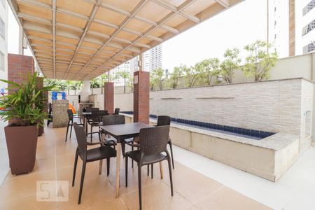 Apartamento à venda com 77m², 1 quarto e 1 vagaChurrasqueira