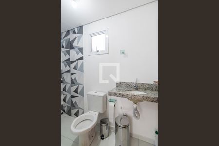 Banheiro da Suite de apartamento à venda com 2 quartos, 52m² em Cidade São Jorge, Santo André