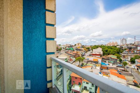 Varanda do quarto 1 de apartamento à venda com 2 quartos, 56m² em Vila Curuçá, Santo André
