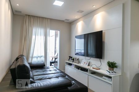 Sala de apartamento para alugar com 3 quartos, 84m² em Marapé, Santos