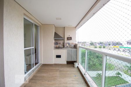 Varanda Gourmet de apartamento à venda com 3 quartos, 78m² em Recreio dos Bandeirantes, Rio de Janeiro