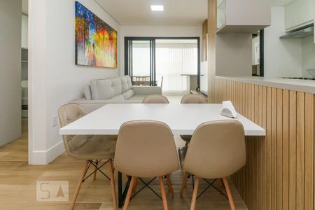 Sala de jantar de apartamento para alugar com 2 quartos, 72m² em Pinheiros, São Paulo