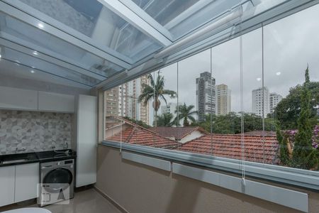 Studio para alugar com 58m², 1 quarto e 2 vagas Studio para alugar com 58m², 1 quarto e 2 vagasVaranda