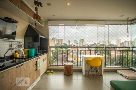 Varanda gourmet de apartamento à venda com 2 quartos, 83m² em Jardim Brasil (zona Sul), São Paulo