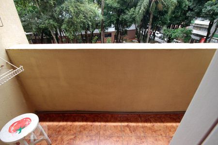 Varanda de kitnet/studio para alugar com 1 quarto, 28m² em Vila Buarque, São Paulo