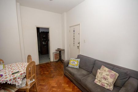 Sala de apartamento à venda com 2 quartos, 60m² em Humaitá, Rio de Janeiro