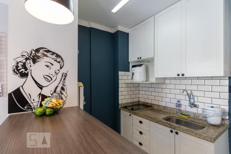 Studio à venda com 34m², 1 quarto e 1 vagaCozinha