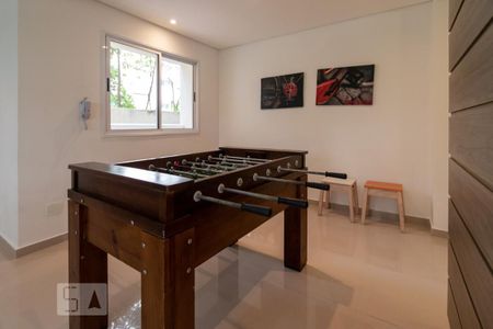 Studio à venda com 34m², 1 quarto e 1 vagaSalão de jogos