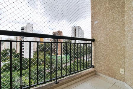 Varanda da Sala de apartamento à venda com 2 quartos, 55m² em Jardim Caboré, São Paulo
