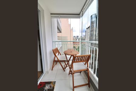 Varanda de kitnet/studio para alugar com 1 quarto, 31m² em República, São Paulo