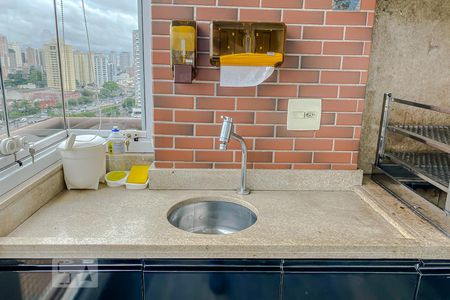 Detalhe Varanda Gourmet de apartamento para alugar com 2 quartos, 92m² em Tatuapé, São Paulo