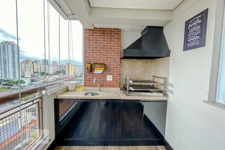 Detalhe Varanda Gourmet de apartamento para alugar com 2 quartos, 92m² em Tatuapé, São Paulo
