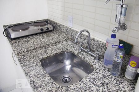 Studio para alugar com 32m², 1 quarto e sem vaga Studio para alugar com 32m², 1 quarto e sem vagaCozinha - Torneira