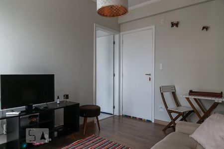 Sala de apartamento para alugar com 1 quarto, 45m² em Ponta da Praia, Santos
