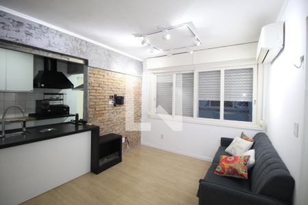 Sala de apartamento para alugar com 2 quartos, 80m² em Petrópolis, Porto Alegre