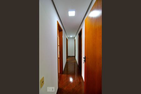 Corredor de apartamento para alugar com 3 quartos, 126m² em Campestre, Santo André