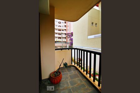 Varanda da Sala de apartamento para alugar com 3 quartos, 126m² em Campestre, Santo André