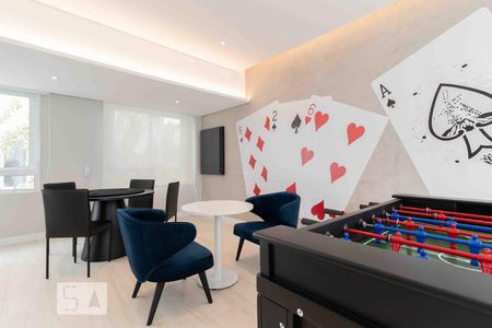 Apartamento à venda com 34m², 1 quarto e 1 vagaÁrea comum - Salão de jogos