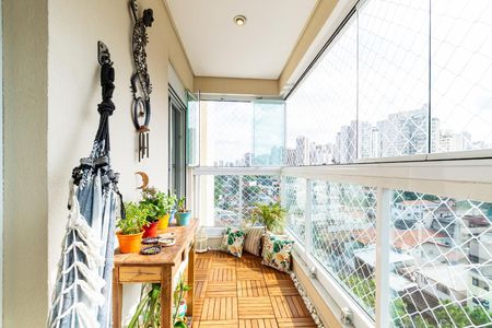 Varanda gourmet de apartamento à venda com 3 quartos, 80m² em Bosque da Saúde, São Paulo