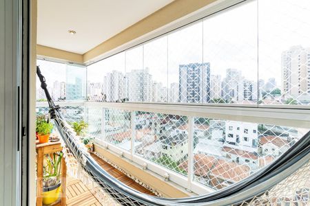 Varanda gourmet de apartamento à venda com 3 quartos, 80m² em Bosque da Saúde, São Paulo