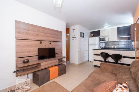 Sala de apartamento para alugar com 2 quartos, 52m² em Moinho dos Ventos, Goiânia