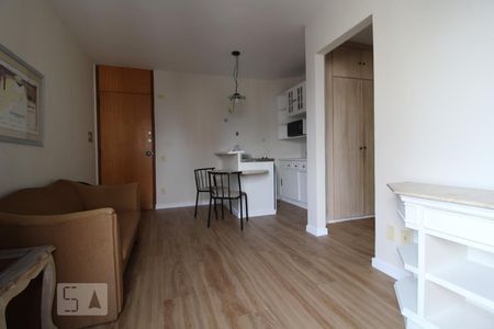 Sala de apartamento para alugar com 1 quarto, 38m² em Brooklin Paulista, São Paulo