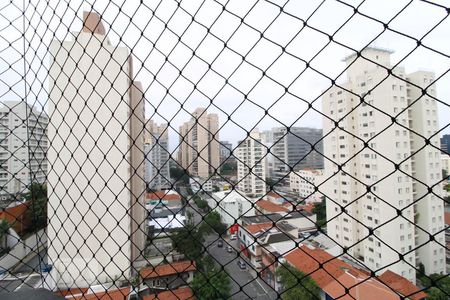 Vista da varanda de apartamento para alugar com 1 quarto, 38m² em Brooklin Paulista, São Paulo