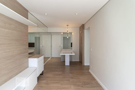 Sala de apartamento para alugar com 1 quarto, 63m² em Indianópolis, São Paulo