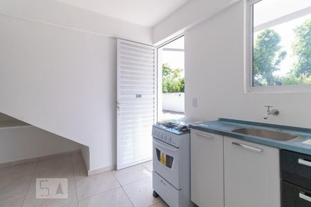 Cozinha de apartamento para alugar com 1 quarto, 25m² em Santa Tereza, Porto Alegre