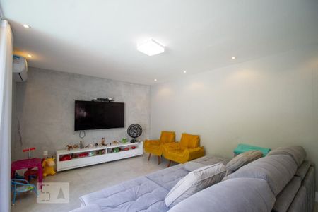 Sala de casa de condomínio à venda com 5 quartos, 420m² em Vargem Pequena, Rio de Janeiro