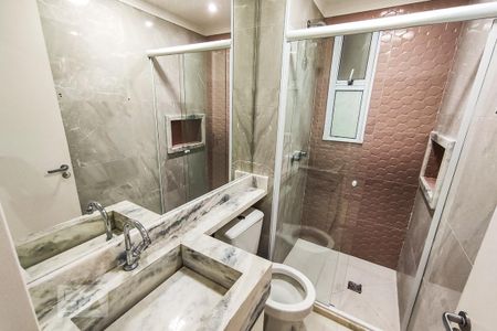 Apartamento para alugar com 67m², 3 quartos e 1 vaga Apartamento para alugar com 67m², 3 quartos e 1 vagaBanheiro Social