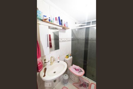 Banheiro de apartamento à venda com 1 quarto, 45m² em Lauzane Paulista, São Paulo