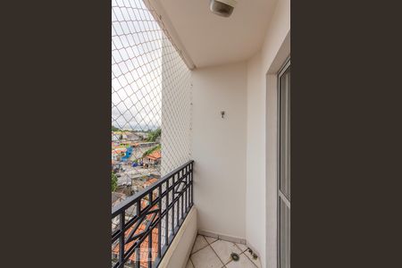 Varanda da Sala de apartamento para alugar com 2 quartos, 60m² em Vila Valparaíso, Santo André