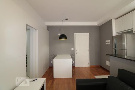 Sala de apartamento à venda com 1 quarto, 40m² em Vila Regente Feijó, São Paulo