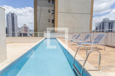 Área da Piscina de apartamento para alugar com 1 quarto, 37m² em Lourdes, Belo Horizonte