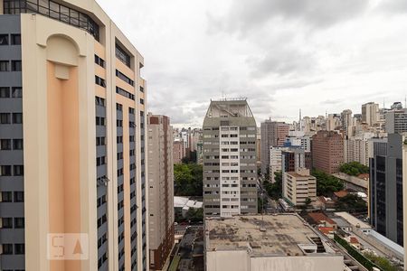 Sala - Vista de kitnet/studio para alugar com 1 quarto, 29m² em Jardim Paulista, São Paulo