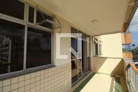 Varanda da sala de apartamento para alugar com 3 quartos, 150m² em Freguesia de Jacarepaguá, Rio de Janeiro