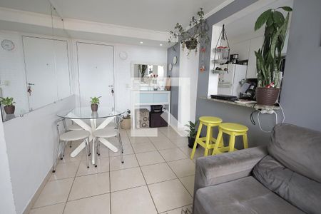 Sala de apartamento à venda com 2 quartos, 45m² em Parque São Vicente, Mauá